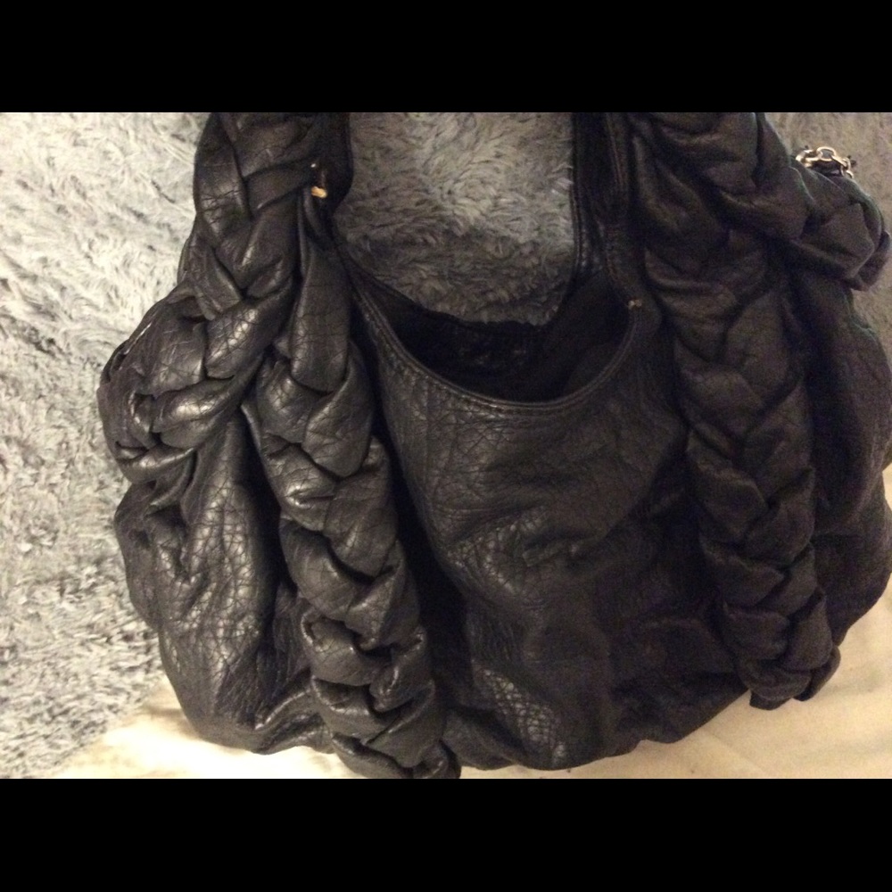 Used leather purse